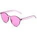 JOJO'S SECRET Oversized Square Sunglasses Metal Frame Flat Top Sunglasses JS009 (Gold/Transparent Red+Gold/Pink, 2.48)