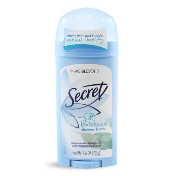 [SECRET] SECRET DEODORANT (SHOWER FRESH) 2.5 OZ (73 G) 2 PKG
