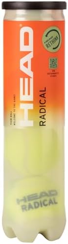 HEAD Radical Tennis Balls Tripack Yellow 12 Balls Pack Packaging Varies view 2