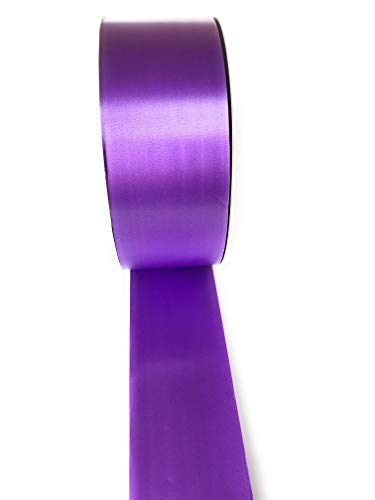 INERRA Ribbon - 100 Yards - 50mm (2") Florist Wedding Car and Craft Uses (Purple)