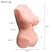 Rzoeox Sex Doll Male Masturbator with Vagina and Anal, 3D Lifelike TPE Torso Toys with Metal Skeleton for Men Masturbation (14.2 x 10.3 x 5.7in, 5.5kg)