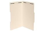 50 Legal Size 1/3 Cut Fastener File Folders- Reinforced Top Tab- Durable 2 Prongs Designed to Organize Standard Legal and Medical Files, Law Office Reports – Legal Size, Manila, 50 Pack (-330)