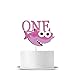 GmakCeder Shark ONE Birthday Cake Topper for Baby shark 1st First Birthday Pink Girl