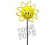 Tenna Tops Happy Florida Sun Sunshine Car Decor Antenna Topper Auto Accessory