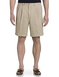 big mens pleated shorts