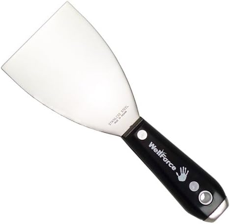 WellForce 01960 3 inch, 75mm Flexible Wall Scraper Stainless Steel with Hammmer End