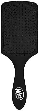 Wet Brush Paddle Detangler Hair Brush Black with Soft Bristles, Perfect Hair Brush for Men Women and Kids