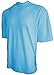 Good Life 100% Cotton Mock Turtleneck Shirt Short Sleeved Pre-Shrunk 4 Colors
