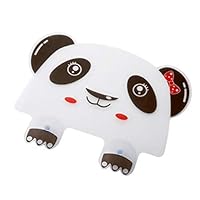 SANGAITIANFU 1 Pcs Bear and Panda Kitchen Sink Splash Water Baffle Pool Guard Proof Retaining Plate with Attached Sucker