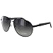 Guess Men's Aviator Black Sunglasses