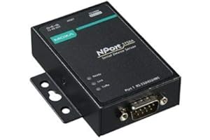 MOXA NPort 5150A-T 1-Port NPort Device Server, 10/100 Ethernet, RS-232/422/485, Wide Temperature -40 to -75