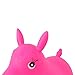 Runyuan Inflatable Jumping Pink Horse for Kids Ride-on Bouncy Animal Including Pump-Space Hopper Birthday Party Toy-Best Gift