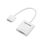 New 30 Pin Dock Connector to VGA Adapter Connection Cable for Ipad 2 3 Iphone 4 4s