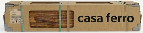 CASA FERRO Mueble para TV Escandinavo de Madera de Parota hasta 85". Ideal para Centro de Entretenimiento, Recámara o Sala. Hecho en México. (Parota 2.00 m)