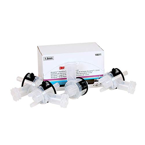 3M Accuspray Atomizing Head, 16611, Clear, 1.8 mm, 4 per kit