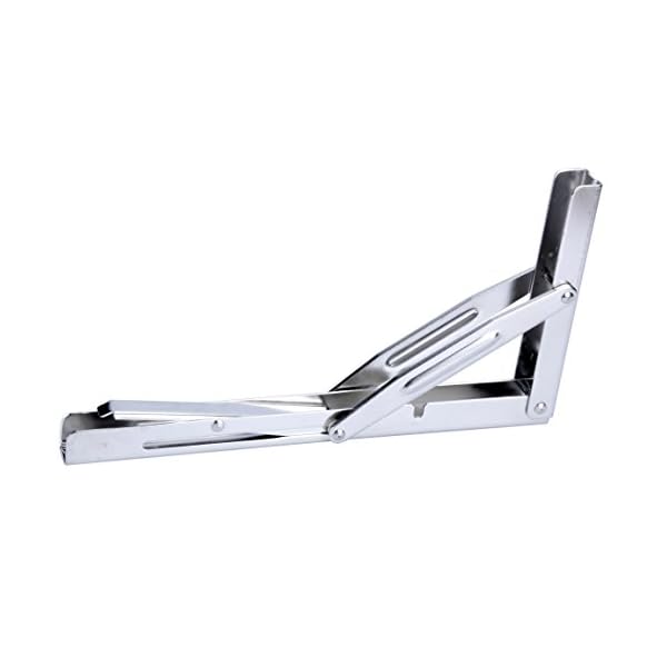Amarine-made-Long-Release-Arm-Heavy-Duty-Polished-Stainless-Steel-Folding-Shelf-Bench-Table-Folding-Shelf-or-Bracket-Max-Load-550lb250kg-Long-Release-Arm
