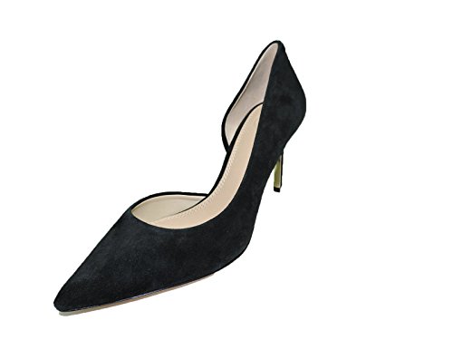 Tory Burch Womens Classic 32158687 D'orsay Black Suede 3.5 Heels Sandals  Pumps Shoes Size 10 M - Buy Online - 36820454