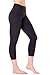 90 Degree By Reflex Basic Womens Capri Workout Leggings - Heather Charcoal - Large