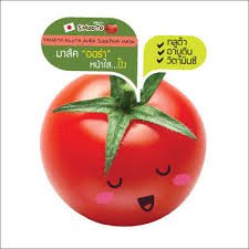 Smooto Tomato Gluta Aura Sleeping Mask 10 ml. (2 pieces 1 pack 20 ml)
