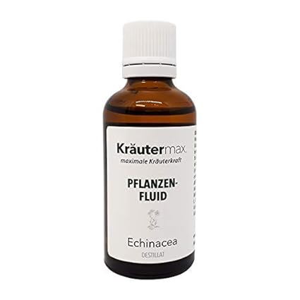 Echinacea Pflanzenfluid 50 ml • Echinaceatropfen • Destillat von Echinaceawurzel • Echinacea auch gesucht als Extrakt, Tinktu