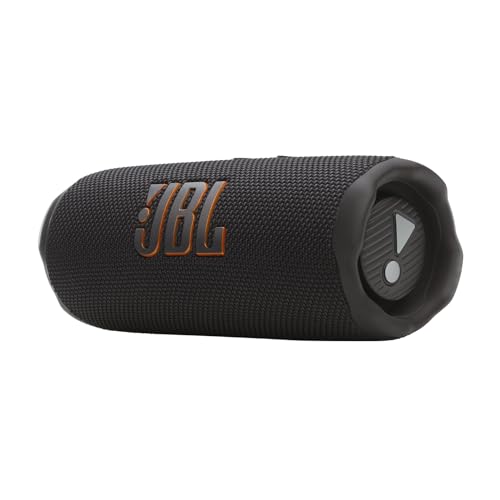 JBL Flip 7 Speaker Bluetooth Portatile Wireless, 16 Ore di Autonomia, Impermeabile IP68, Resistente alla Polvere e Antiurto, Suono JBL Pro con AI Boost, Connessione Multi-Speaker Auracast, Nero