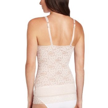 BALI WOMENS LACE ‘N SMOOTH FAJAS CAMI DF8L12 SHAPEWEAR TOPS, ROSEWOOD, MEDIUM US