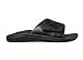 OLUKAI Ohana Leather Mens Slides Black/Black - 10
