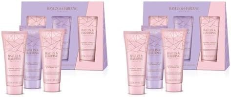 Baylis & Harding Jojoba, Vanilla & Almond Oil Luxury Hand Treats Gift Set (Pack of 2) - Vegan Friendly