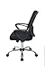 Bonum Black Mid-Back Mesh Fabric Swivel Office Chair Adjustable Desk Chair Home Office Chair with Mesh Padded Seat and Armrest