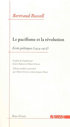 Le  pacifisme et la révolution