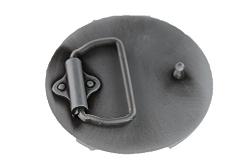 TFJ Men Women Fashion Belt Buckle Silver Metal Aztec Calendar Mayan