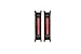 Thermaltake RIING 120mm Red LED Ultra Quiet High Airflow Computer Case Fan, CL-F047-PL12RE-A , Pack of Two