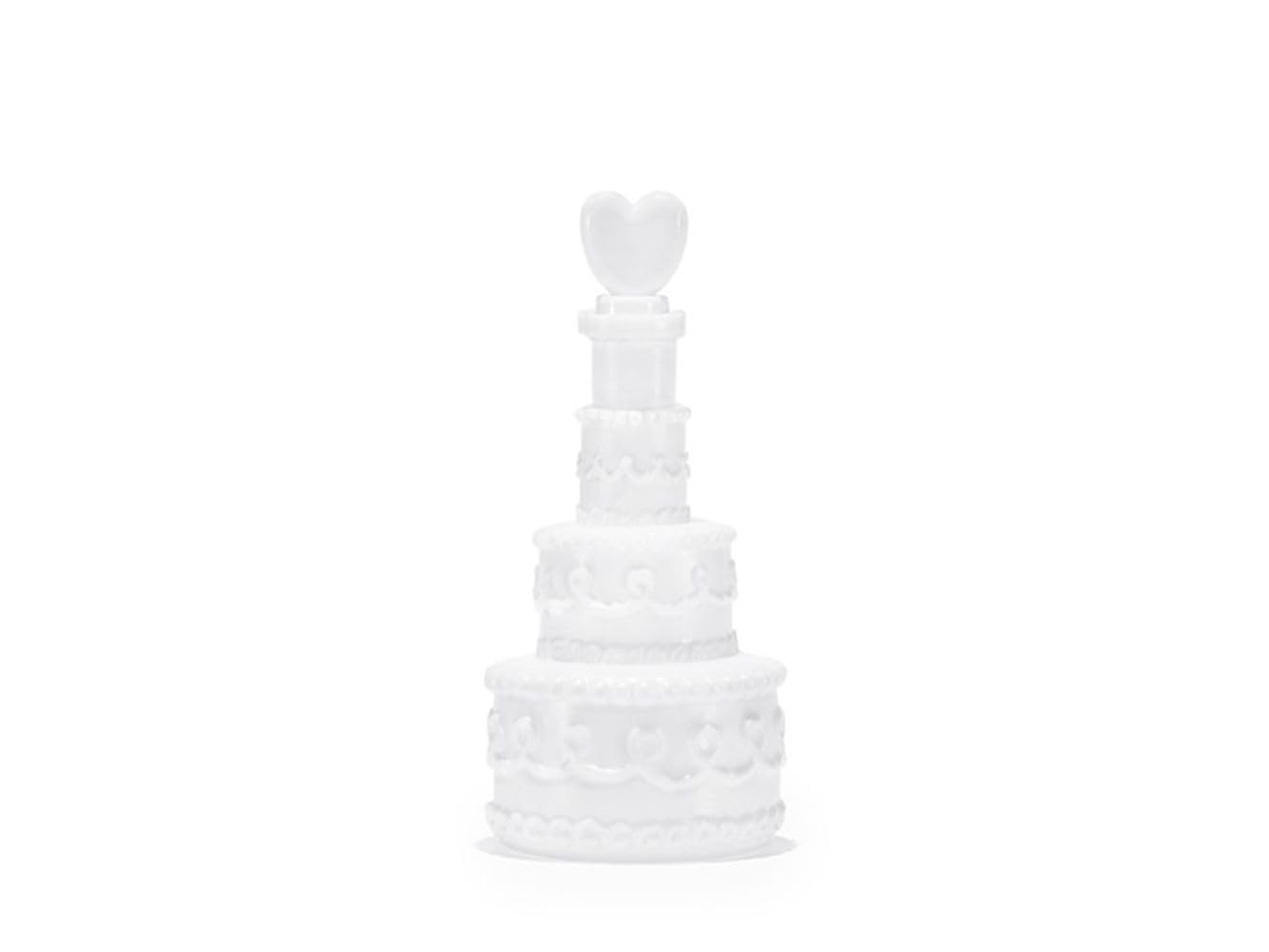 PartyDeco, Soap Bubbles with Tube Wedding Cake Shaped, 24 Pieces