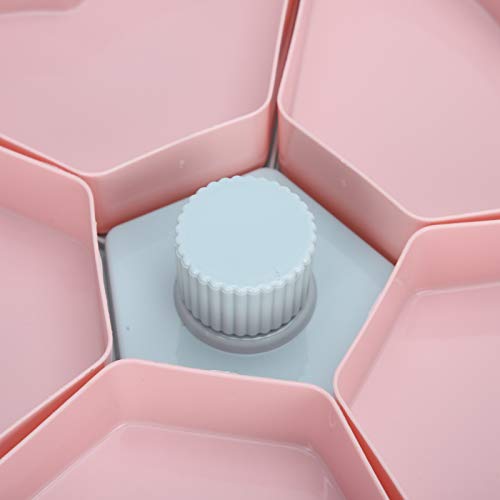 Snoepdoosje Snoepbakje, Draaibare Snoepdoos Snoepjes Opbergbakje, met een Siliconen Pad voor het bewaren van noten… - Afbeelding 5