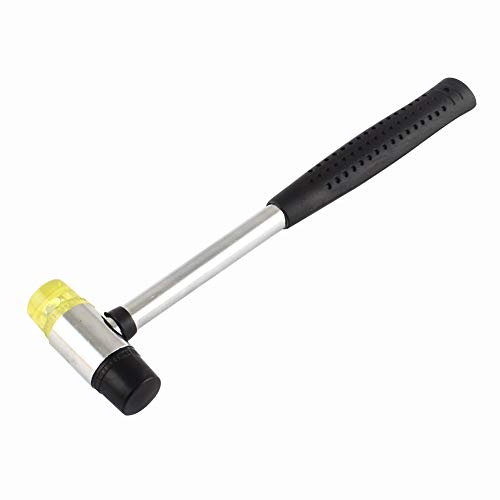 ARRICRAFT 1pc Installable Two Way Rubber Hammers Mallets Sledge Hammer with Steel Handle - Thumbnail 4