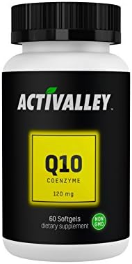 Activalley CoQ10 120mg 60 Softgels | Essential Antioxidant Supplement for Men and Women