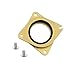 WeiMeet Steel Rubber Stepper Motor Vibration Dampers with 12 Pieces M3 5mm Screws for CNC, NEMA 17 Creality CR-10,10S 3D Printer(6 Pack)