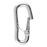 CURT 81288 Snap Hook Trailer Safety Chain Hook Carabiner Clip 9/16-Inch Diameter, 5,000 lbs.