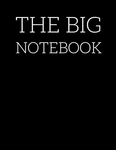 The Big Notebook: Extra Large Notebook 8.5 x 11 ,590(Lined) Ruled Pages,Big-Giant Notebook