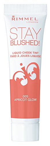 Rimmel Stay Blushed Liquid Cheek Tint, Apricot Glow, 0.47 Fluid Ounce