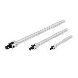 Craftsman 3 pc piece flex handle breaker bar set 1/4" 3/8" 1/2"