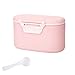 Accmor Portable Formula Dispenser with Scoop, BPA Free Milk Powder Container, Food Storage, Candy Fruit Box, Snack Containers, for Infant Toddler Children Travel (Green, Pink, Blue)