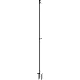 Flag Poles In Ground Outdoor Flagpole | Windproof Flag Pole for Homeowner Patriot Veteran Front Yard Backyard Garden Park Patio School Lawn Cemetery Campground