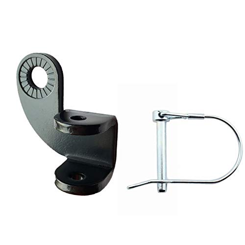 ODIER Bike Trailer Coupler 12.2MM Steel Hitch for Burley Trailers Hitch Replacement (90° Coupler)