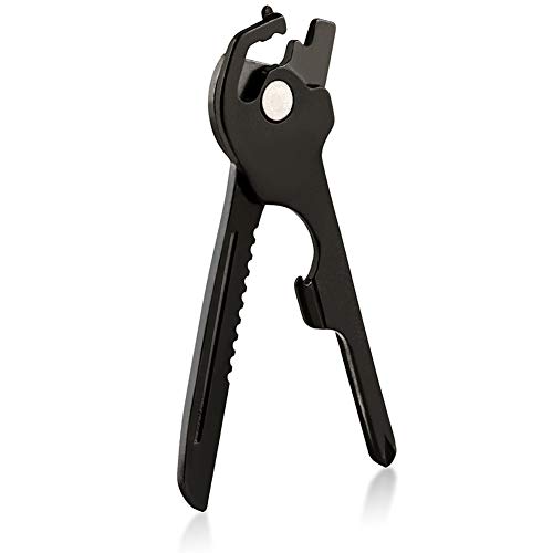 Utility Key 6-in-1 Multifunctional Tool for Outdoor Portable Stainless Steel Folding Screwdrivers and Home Repair Gadget-Black(2 Pack) - Thumbnail 2