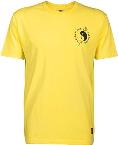 Levis Skateboarding Green Thumb Lemon Zest Multi Graphic T-Shirt (XL, Yellow)