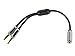 Monoprice 110146 6-Inch 3.5mm Stereo Jack Splitter for Mobile - Retail Packaging