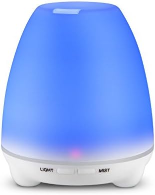 KindleTheFire H004 100ml Aromatherapy Essential Oil Diffuser 7 colors - Portable Ultrasonic Cool Mist Aroma Humidifier with Changing Colored LED Lights