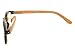 Reduce Eyestrain,Anti Blue Rays,Spring Hinge Bamboo Pattern Computer Reading Glasses