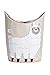 3 Sprouts Baby Laundry Basket for Nursery - Hamper with Handles/Lid, Large Storage Basket, Toy Bin, Room Decor - Kids Hamper, Baby Clothes Storage Organizer, Llama